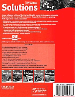 Паперова книга «New Solutions Pre-Intermediate: Workbook with CD-ROM», авторів Тім Фалья, Джейн Хадсон, Пол А. Девіс - фото №3 - мініатюра
