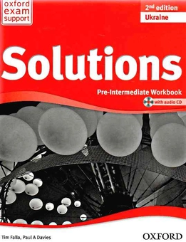 Паперова книга «New Solutions Pre-Intermediate: Workbook with CD-ROM», авторів Тім Фалья, Джейн Хадсон, Пол А. Девіс - фото №1 - мініатюра
