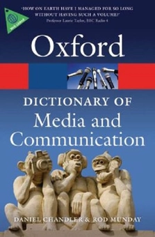 Паперова книга «Oxford Dictionary of Media and Communication», автор Даниель Чендлер - фото №2 - мініатюра