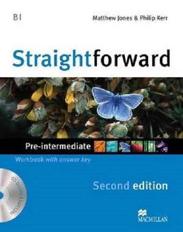 Паперова книга «Straightforward Pre-intermediate Level: Workbook with Key + CD», авторів Меттью Джоунс, Філіп Керр - фото №1 - мініатюра