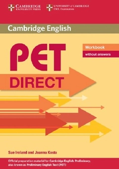 Бумажная книга «PET Direct Workbook without answers», авторов Сью Эреленд, Джоанна Коста - фото №1 - миниатюра