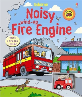 Бумажная книга «Noisy Wind-up Fire Engine», автор Сэм Тэплин - фото №2 - миниатюра