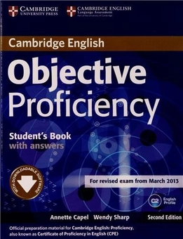 Паперова книга «Objective Proficiency Student's Book with Answers with Downloadable Software», авторів Аннет Капель, Венді Шарп - фото №1 - мініатюра