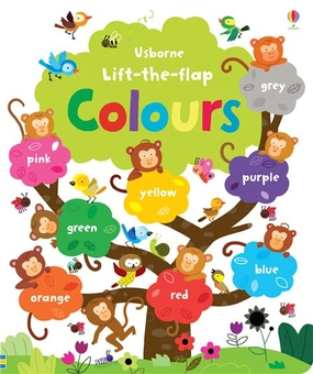 Паперова книга «Lift the Flap Colours Book», автор Фелісіті Брукс - фото №1 - мініатюра