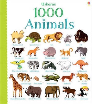 Паперова книга «1000 Animals», автор Джессіка Грінвелл - фото №1 - мініатюра