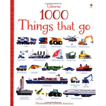 Бумажная книга «1000 Things That Go», автор Сэм Тэплин - фото №2 - миниатюра