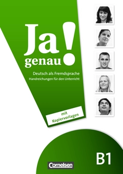 Бумажная книга «Ja genau! B1 Handbuch fur den Unterricht», автор Имке Шмидт - фото №1 - миниатюра