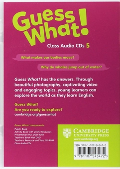 Бумажная книга «Guess What! Level 5 Class Audio CDs », авторов Сюзанна Рид, Лесли Кустофф, Кей Бентли - фото №2 - миниатюра