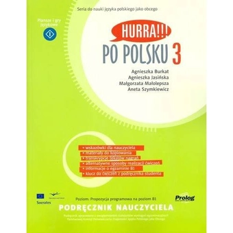 Бумажная книга «Hurra!!! Po Polsku 3 - Podrecznik nauczyciela», автор Агнежка Буркат - фото №1 - миниатюра
