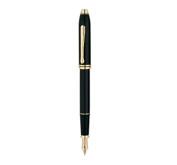  «Перьевая ручка Cross Townsend Lacq Black FP F (Cr57600f)» - фото №2 - миниатюра