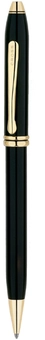  «Шариковая ручка Cross Townsend Lacq Black BP (Cr57200)» - фото №1 - миниатюра