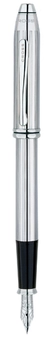  «Перьевая ручка Cross Townsend Chrome FP F (Cr53600s)» - фото №1 - миниатюра