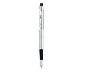  «Перьевая ручка Cross Century II Lustrous Chrome FP F (Cr35090f)» - фото №2 - миниатюра