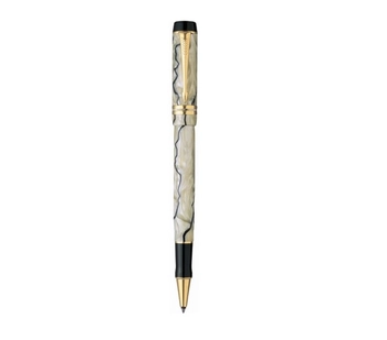  «Ручка роллер Parker Duofold Pearl and Black RB (97 622Ж)», бренда Parker - фото №2 - миниатюра