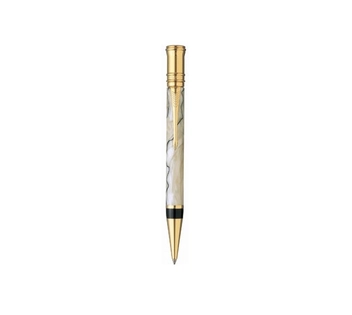  «Шариковая ручка Parker Duofold Pearl and Black NEW BP (91 632Ж)», бренда Parker - фото №2 - миниатюра