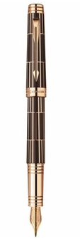  «Перьевая ручка Parker Premier Luxury Brown PGT FP F (89 912K)», бренда Parker - фото №1 - миниатюра