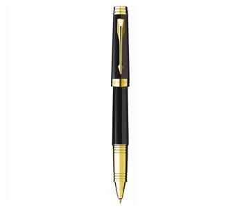  «Ручка ролер Parker Premier Black Lacquer GT RB (89 722)», бренду Parker - фото №2 - мініатюра