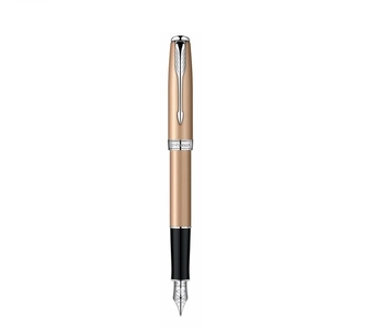  «Перьевая ручка Parker Sonnet Pink Gold CT FP F (85 512R)», бренда Parker - фото №2 - миниатюра