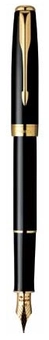  «Перьевая ручка Parker Sonnet Laque Black FP F (85 812)», бренда Parker - фото №1 - миниатюра
