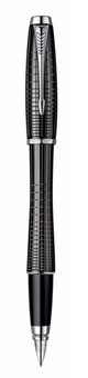  «Ручка перьевая Parker Urban Ebony Metal Chiselled FP F (21 212Ч)», бренда Parker - фото №1 - миниатюра