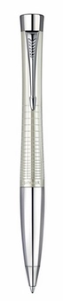 «Ручка шариковая Parker Urban Pearl Metal Chiselled BP (21 232Б)», бренда Parker - фото №1 - миниатюра