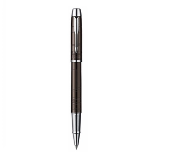  «Ручка ролер Parker IM Brown Metallic RB (20 422K)», бренду Parker - фото №2 - мініатюра