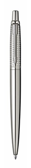  «Ручка шариковая Parker Vector+Jotter Shiny SS Chiselled BP (15 332S)», бренда Parker - фото №1 - миниатюра