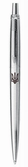 «Кулькова ручка Parker Jotter SS CT BP Тризуб (13 332_TR)», бренду Parker - фото №1 - мініатюра