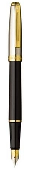  «Перьевая ручка Sheaffer Prelude Black and Palladium GT FP M (Sh337004)», бренда Sheaffer - фото №1 - миниатюра