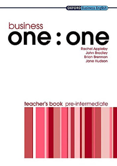 Паперова книга «Business one:one Pre-intermediate. Teacher's Book», авторів Рейчел Епплбы, Джон Бредлі, Брайан Бреннан, Джейн Хадсон - фото №1 - мініатюра
