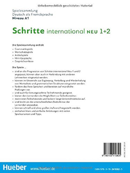 Бумажная книга «Schritte international Neu. Spielesammlung 1+2  (A1) Spielesammlung », автор Корнелия Клепш - фото №2 - миниатюра