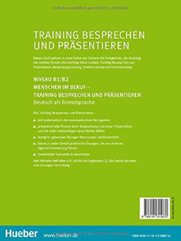 Бумажная книга «Menschen im Beruf - Training Besprechen und Prasentieren », автор Сабина Шлютер - фото №2 - миниатюра