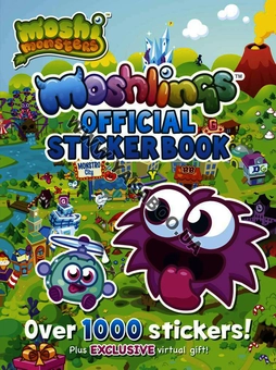 Бумажная книга «Moshi Monsters Official Moshlings Sticker Book» - фото №2 - миниатюра