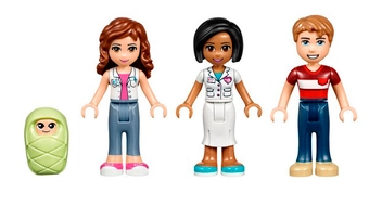  «Конструктор LEGO Friends Клиника Хартлейк-Сити (41318)», бренда LEGO - фото №4 - миниатюра