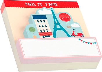 Бумажная книга «Shaped Memo Pads: Paris» - фото №2 - миниатюра