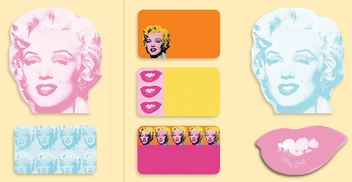 Паперова книга «Shaped Sticky Notes: Marilyn» - фото №3 - мініатюра