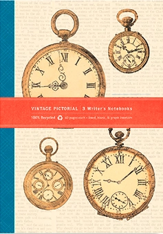 Паперова книга «Vintage Pictorial Writer's Notebooks. Set Of Three» - фото №1 - мініатюра
