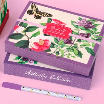 Бумажная книга «Winterthur Butterflies Desk Set» - фото №4 - миниатюра