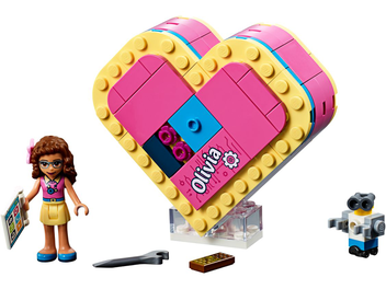 «Конструктор LEGO Friends Скринька-сердечко Олівії 85 деталей (41357)», бренду LEGO - фото №3 - мініатюра