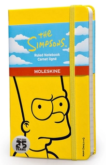  «Карманная записная книжка Moleskine The Simpsons Желтая в линию (LESIMM710#9788867324255)», бренда Moleskine - фото №3 - миниатюра