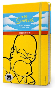  «Записная книжка Moleskine The Simpsons Желтая в линию (LESIQP060#9788867324286#978-88-6732-428-6)», бренда Moleskine - фото №1 - миниатюра