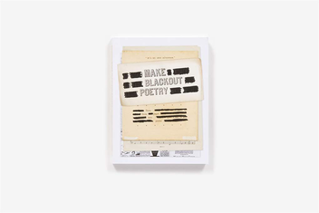 Бумажная книга «Make Blackout Poetry. Turn These Pages into Poems», автор Джон Кэрролл - фото №3 - миниатюра