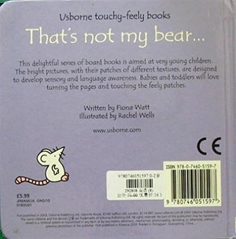 Бумажная книга «That's not my bear...», автор Фиона Уотт - фото №2 - миниатюра