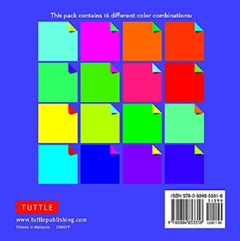 Паперова книга «Origami Rainbow Paper Pack Book» - фото №2 - мініатюра