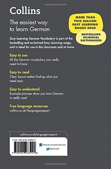 Паперова книга «Easy Learning German Vocabulary», автор Collins Dictionaries - фото №2 - мініатюра