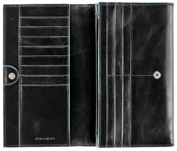  «Портмоне женское Piquadro Blue Square на кнопке (PD1855B2_N)», бренда Piquadro - фото №4 - миниатюра