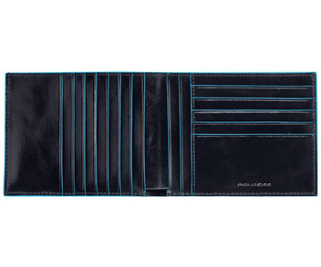  «Портмоне Piquadro Blue Square с отделениями для 12 кредитных карт (PU1241B2_BLU2)», бренда Piquadro - фото №4 - миниатюра