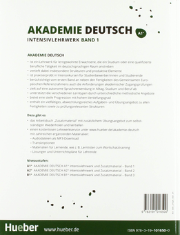 Бумажная книга «Akademie Deutsch: Intensivlehrwerk Band 1 A1+», автор Сабрина Шмоль - фото №2 - миниатюра