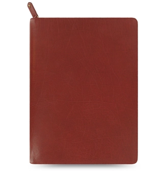 «Папка Filofax Charleston A4 Zipped красная (828194)», бренда Filofax - фото №1 - миниатюра