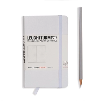  «Карманная записная книжка Leuchtturm1917 точки белая (309678)», бренда Leuchtturm1917 - фото №2 - миниатюра